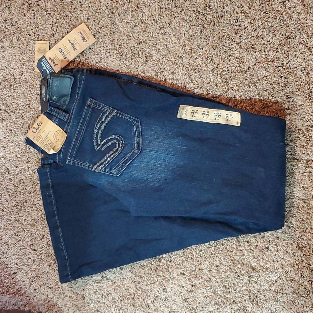 Silver Suki Jeans